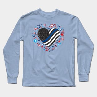 The Thin Blue Line Long Sleeve T-Shirt